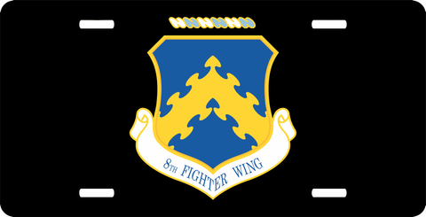 U.S. Air Force 8th Fighter Wing License Plate
