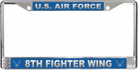 U.S. Air Force 8th Fighter Wing License Plate Frame