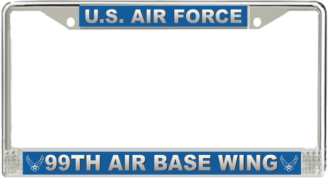U.S. Air Force 99th Air Base Wing License Plate Frame