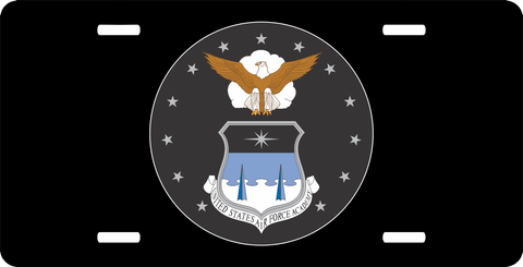 U.S. Air Force Academy Circle License Plate