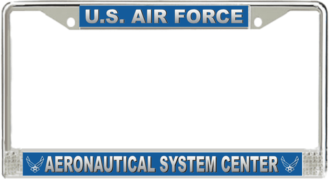 U.S. Air Force Aeronautical System Center License Plate Frame