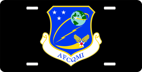 U.S. Air Force AFCQMI License Plate