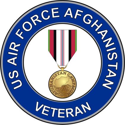 U.S. Air Force Afghanistan Veteran Decal Sticker