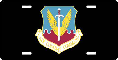 U.S. Air Force Air Combat Command License Plate