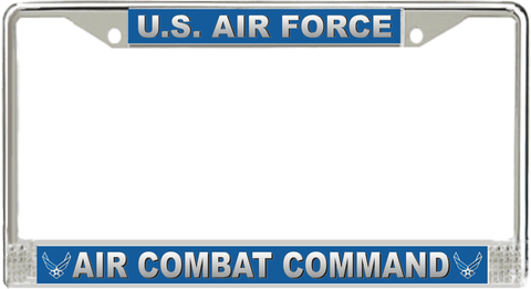 U.S. Air Force Air Combat Command License Plate Frame