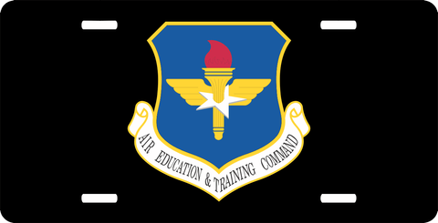 U.S. Air Force Air Education and Training Command License Plate