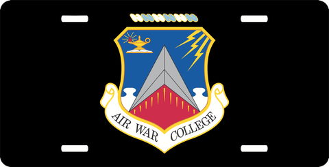 U.S. Air Force Air War College License Plate