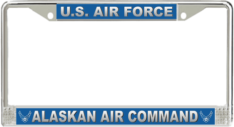 U.S. Air Force Alaskan Air Command License Plate Frame