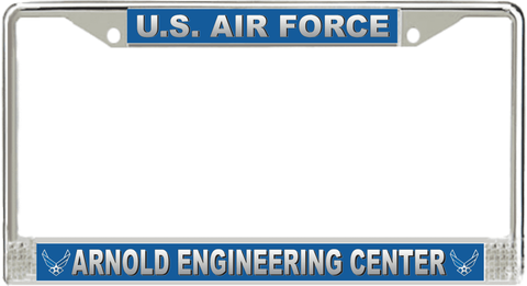 U.S. Air Force Arnold Engineering Center License Plate Frame