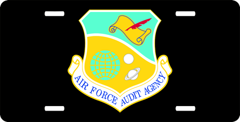 U.S. Air Force Audit Agency License Plate