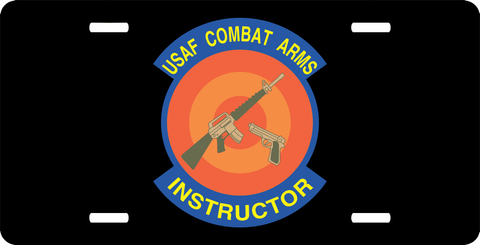 U.S. Air Force Combat Arms License Plate