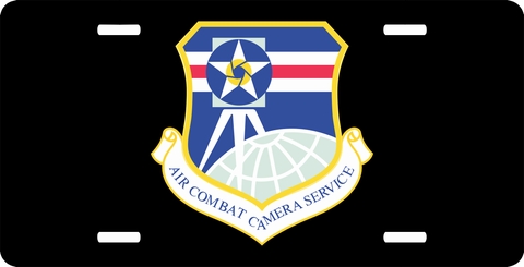U.S. Air Force Combat Camera Service License Plate
