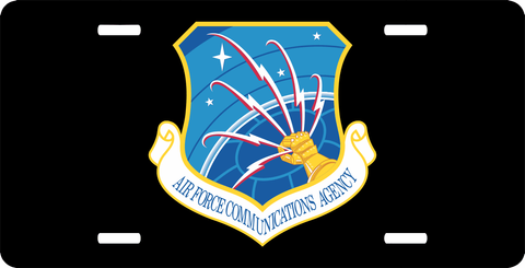 U.S. Air Force Communications Agency License Plate