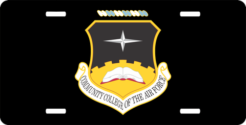 U.S. Air Force Community College License Plate