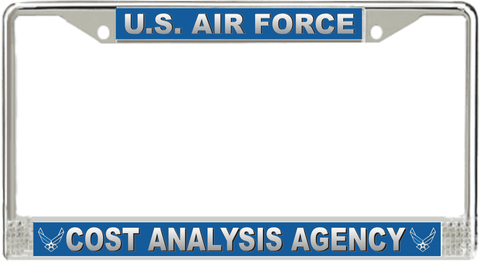 U.S. Air Force Cost Analysis Agency License Plate Frame