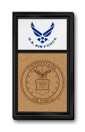 US Air Force: Dual Logo - Cork Note Board