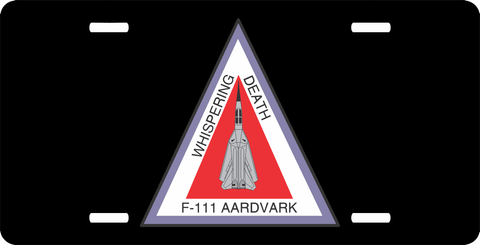 U.S. Air Force F-111 License Plate