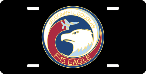 U.S. Air Force F-15 Eagle Program License Plate