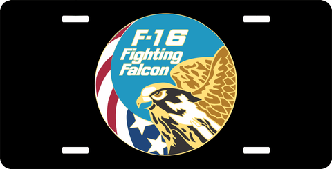 U.S. Air Force F-16 Fighting Falcon License Plate