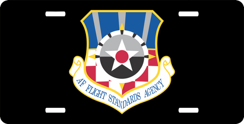 U.S. Air Force Flight Standards Agency License Plate