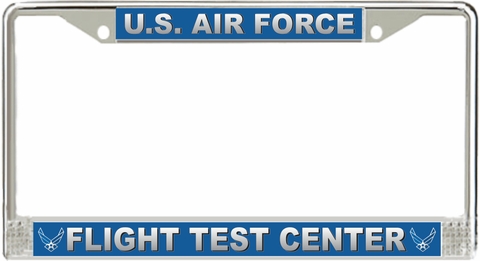 U.S. Air Force Flight Test Center License Plate Frame