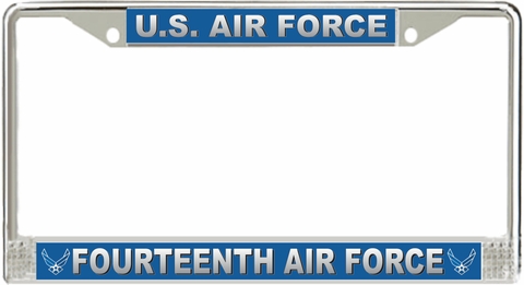 U.S. Air Force Fourteenth Air force License Plate Frame