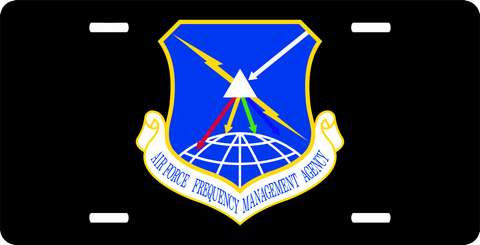 U.S. Air Force Frequency Management Agency License Plate