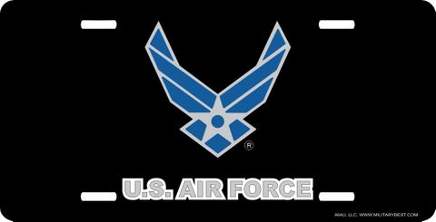 U.S. Air Force Hap Wing Military License Plate