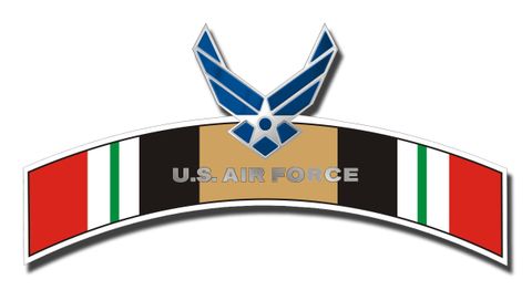 U.S. Air Force Iraq Ribbon Sticker Decal