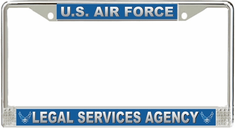 U.S. Air Force Legal Services Agency License Plate Frame