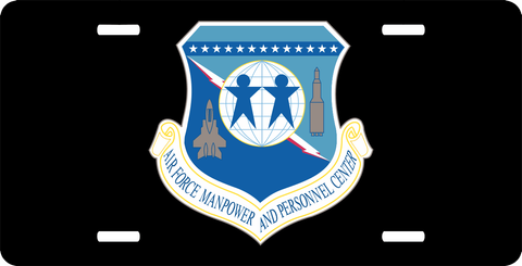 U.S. Air Force Manpower And Personnel Center License Plate