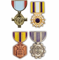 US Air Force Medal Hat Pins Thumbnail Illustration