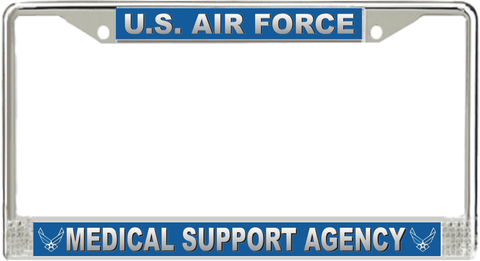 U.S. Air Force Medical Support Agency License Plate Frame
