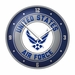 US Air Force: Modern Disc Wall Clock