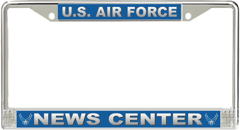 U.S. Air Force News Center License Plate Frame