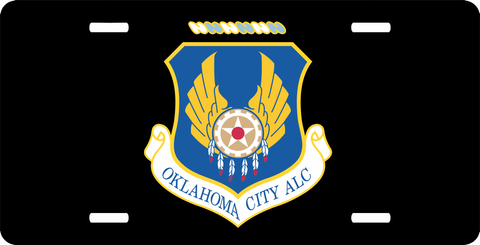 U.S. Air Force Oklahoma City ALC License Plate
