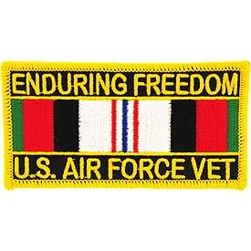 U.S. Air Force Operation Enduring Freedom With Service Ribbon Patch