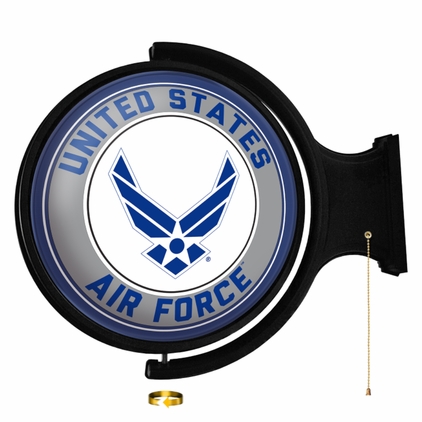 US Air Force: Original Round Rotating Lighted Wall Sign