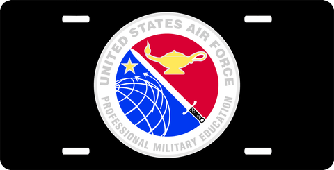 U.S. Air Force Professional Military Education License Plate
