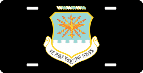 U.S. Air Force Recruiting Service License Plate