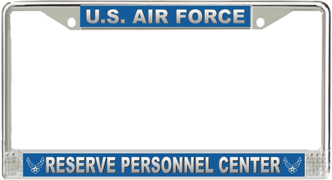 U.S. Air Force Reserve Personnel Center License Plate Frame