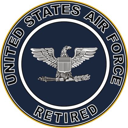 U.S. Air Force Retired Colonel Decal Sticker