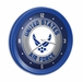 US Air Force: Ribbed Frame Wall Clock