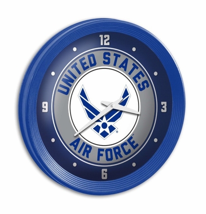 US Air Force: Ribbed Frame Wall Clock