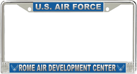 U.S. Air Force Rome Air Development Center License Plate Frame