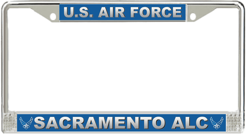 U.S. Air Force Sacramento ALC License Plate Frame