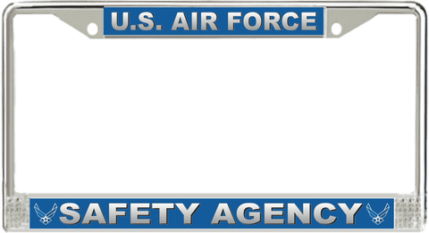 U.S. Air Force Safety Agency License Plate Frame
