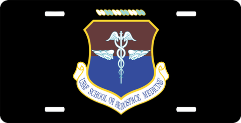 U.S. Air Force School Of Aerospace Medicine License Plate