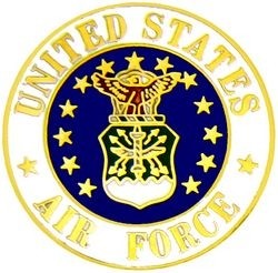 U.S. Air Force SEAL LARGE MILITARY PIN