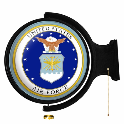 US Air Force: Seal - Original Round Rotating Lighted Wall Sign